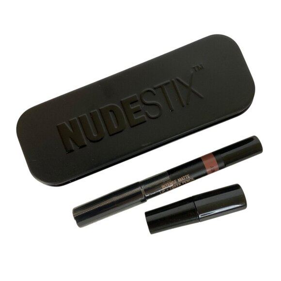 Nudestix Intense Matte Lip & Cheek Pencil PURITY With Sharpener in Box - Picture 1 of 4